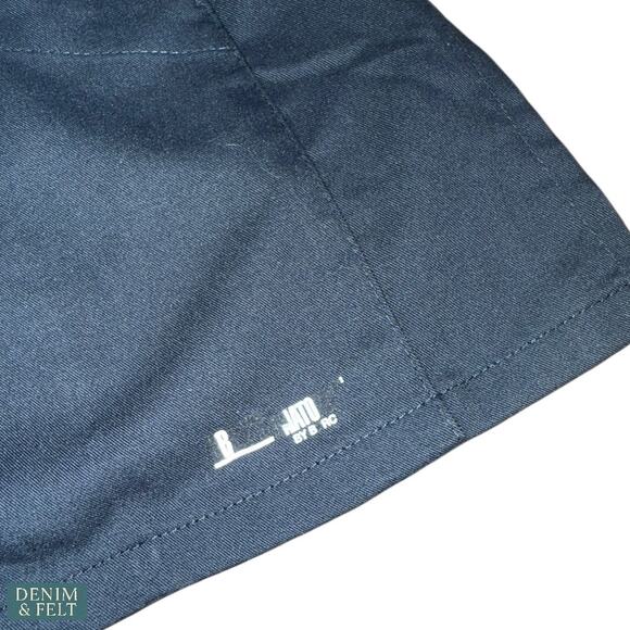 Grey’s Anatomy Active Navy Scrub Top Leopard Trim Soft Stretch Workwear XL - Picture 4 of 7